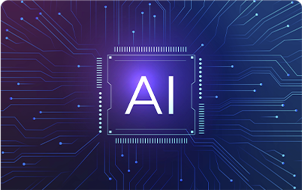 Chip de inteligencia artificial sobre placa base